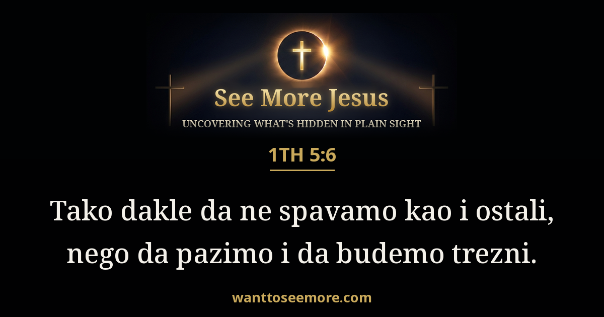 1 Thessalonians 5:6