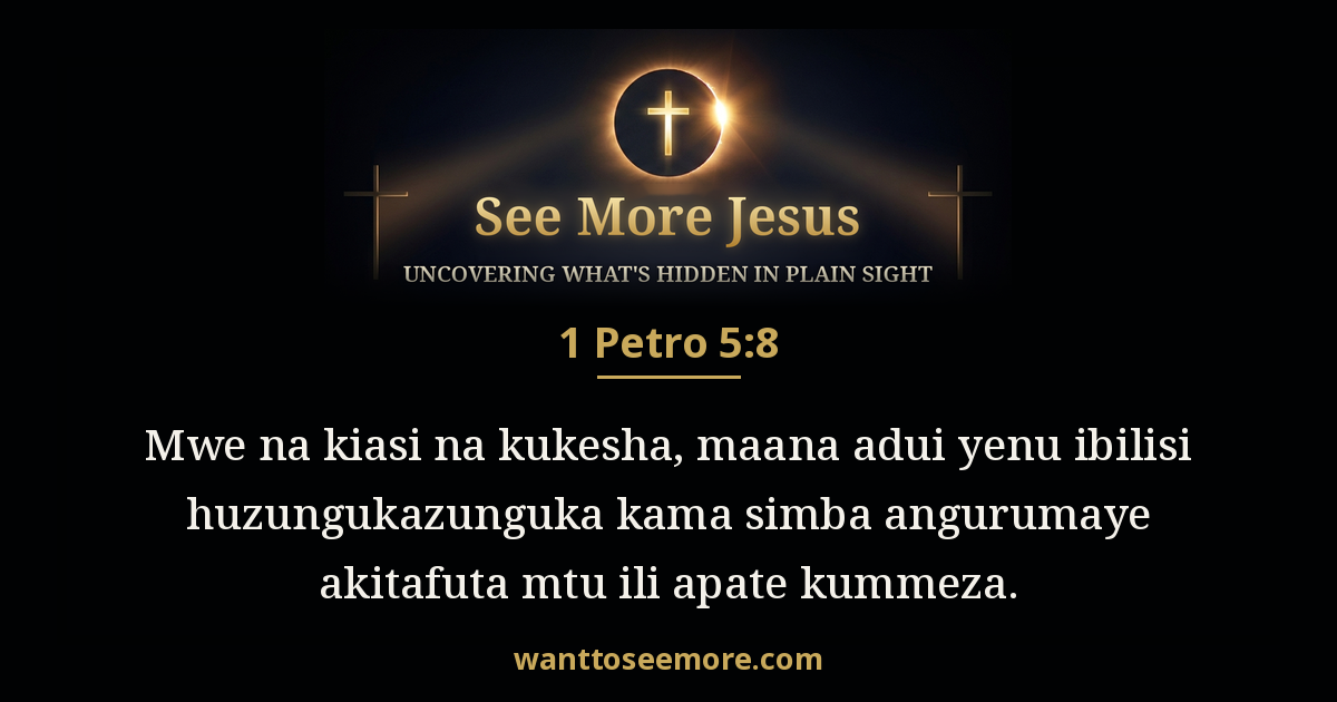 1 Peter 5:8
