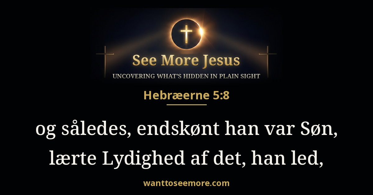 Hebrews 5:8