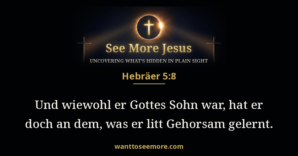 Hebrews 5:8