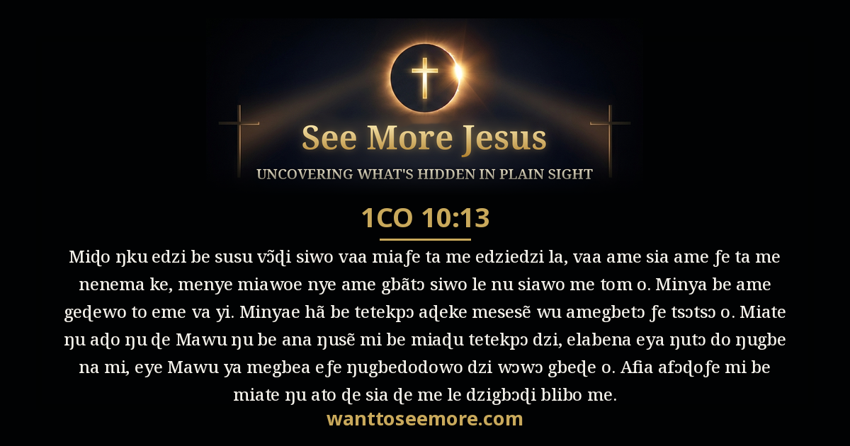 1 Corinthians 10:13