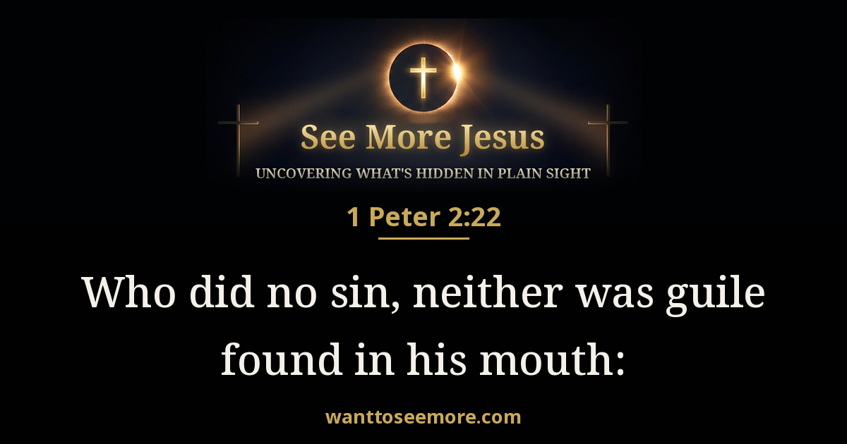 1 Peter 2:22