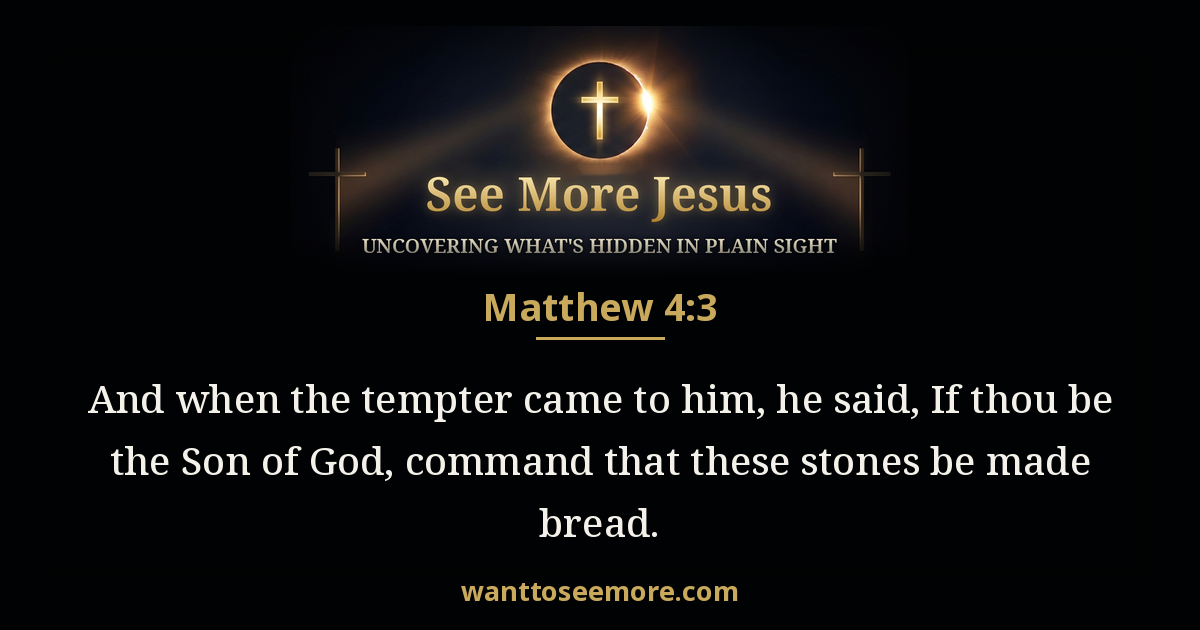 Matthew 4:3