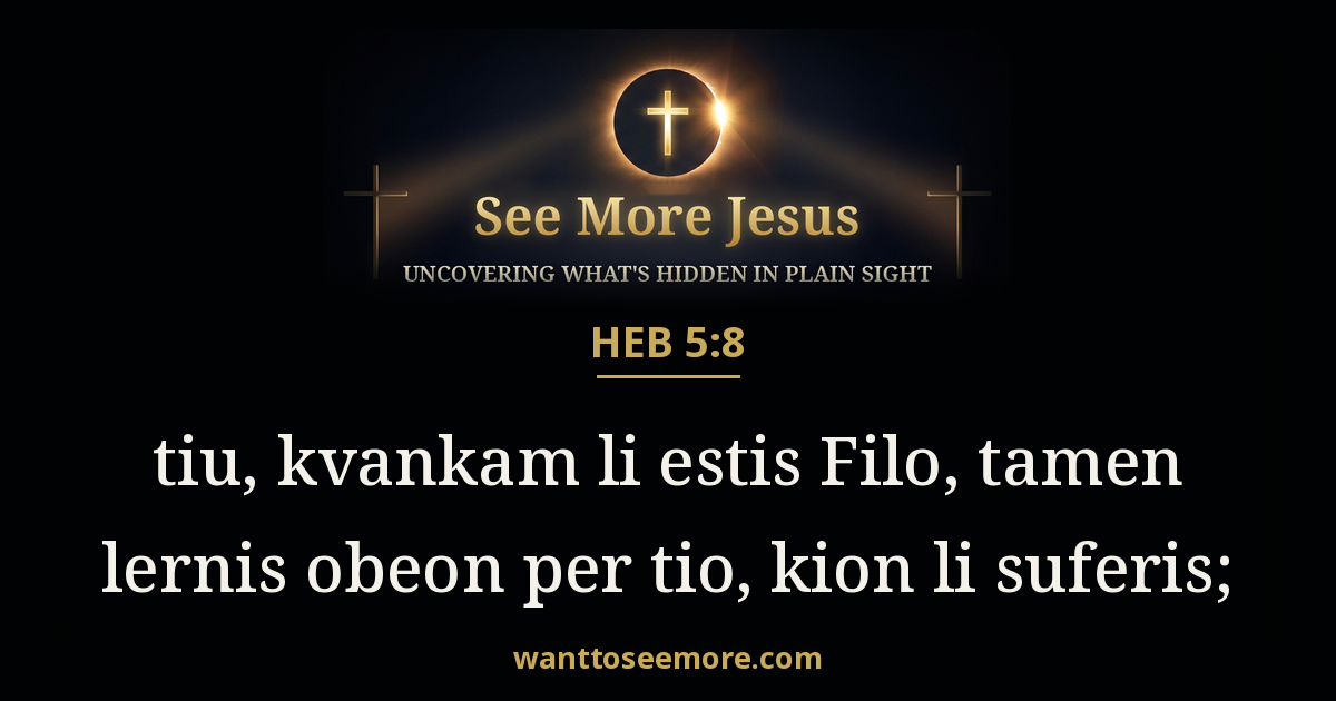 Hebrews 5:8