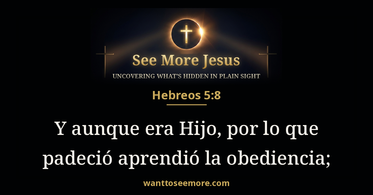 Hebrews 5:8