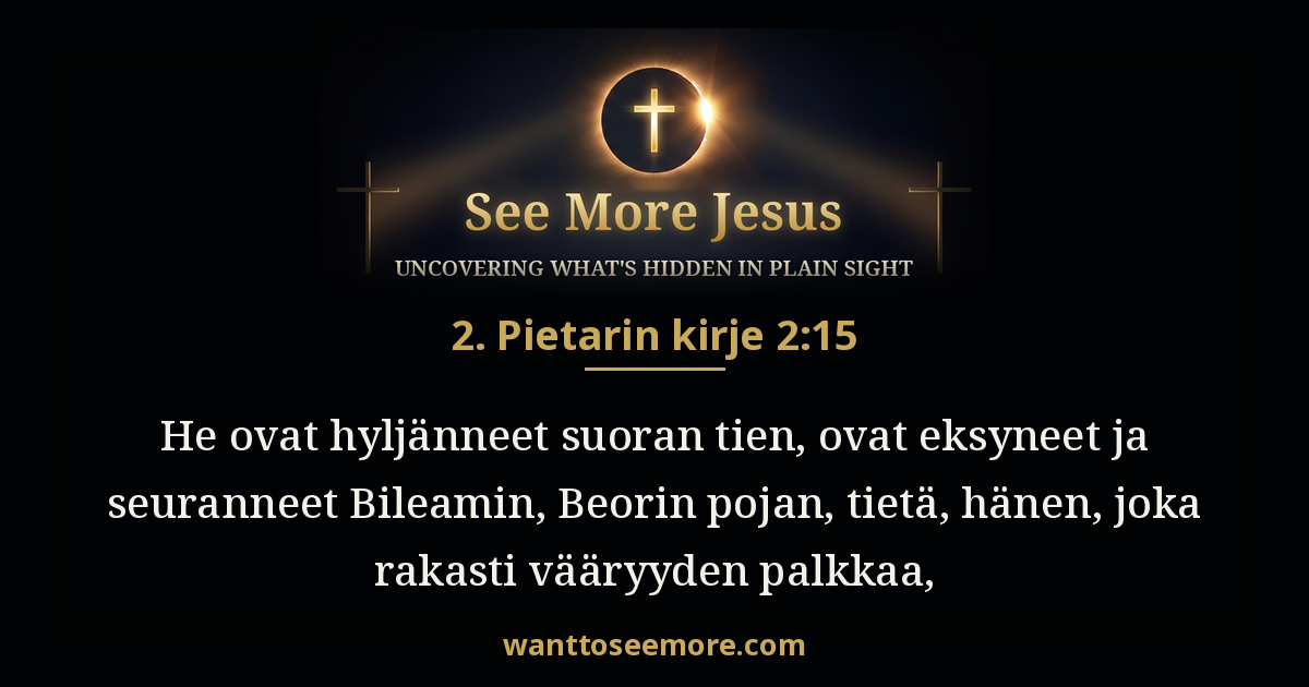 2 Peter 2:15