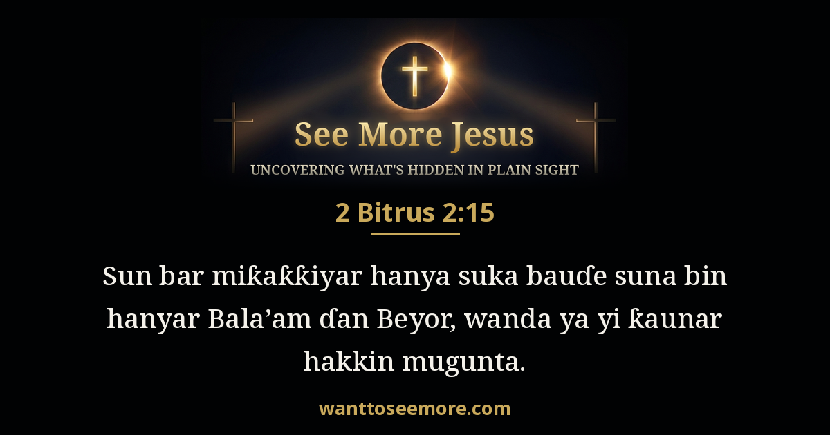 2 Peter 2:15