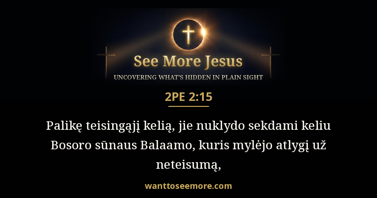 2 Peter 2:15