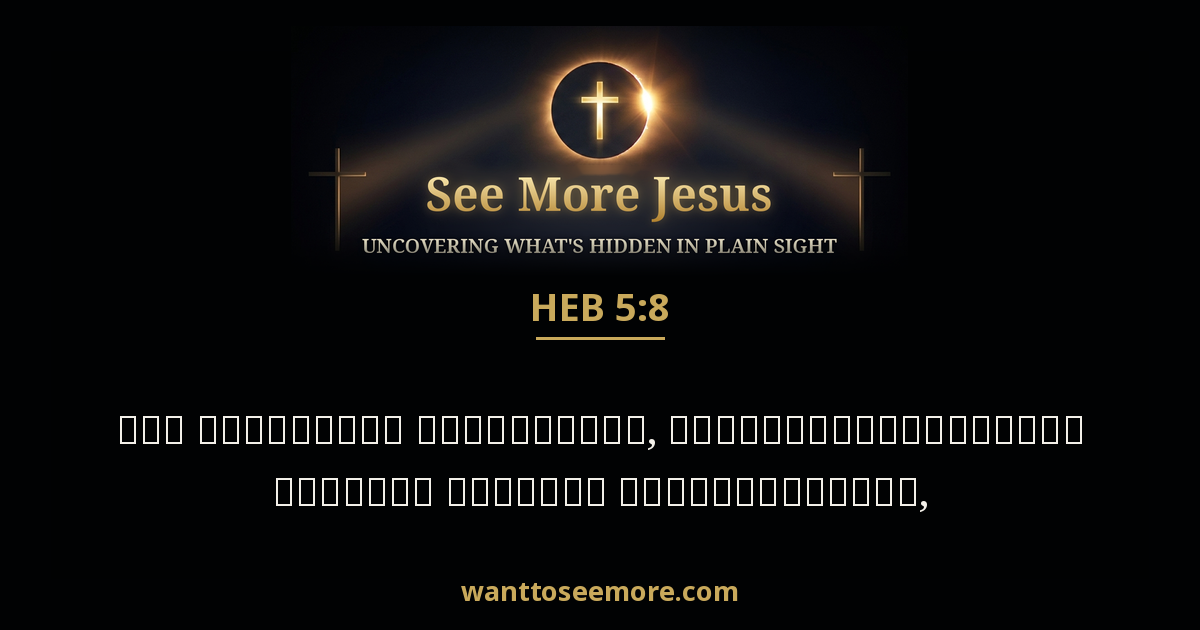 Hebrews 5:8