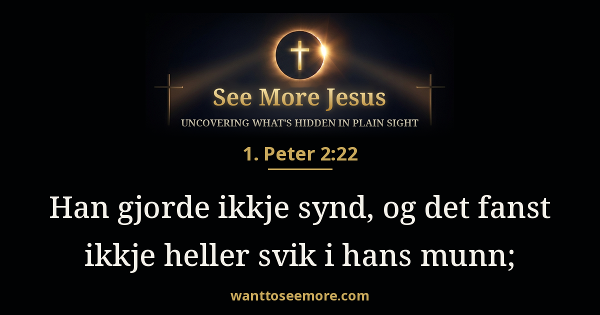 1 Peter 2:22