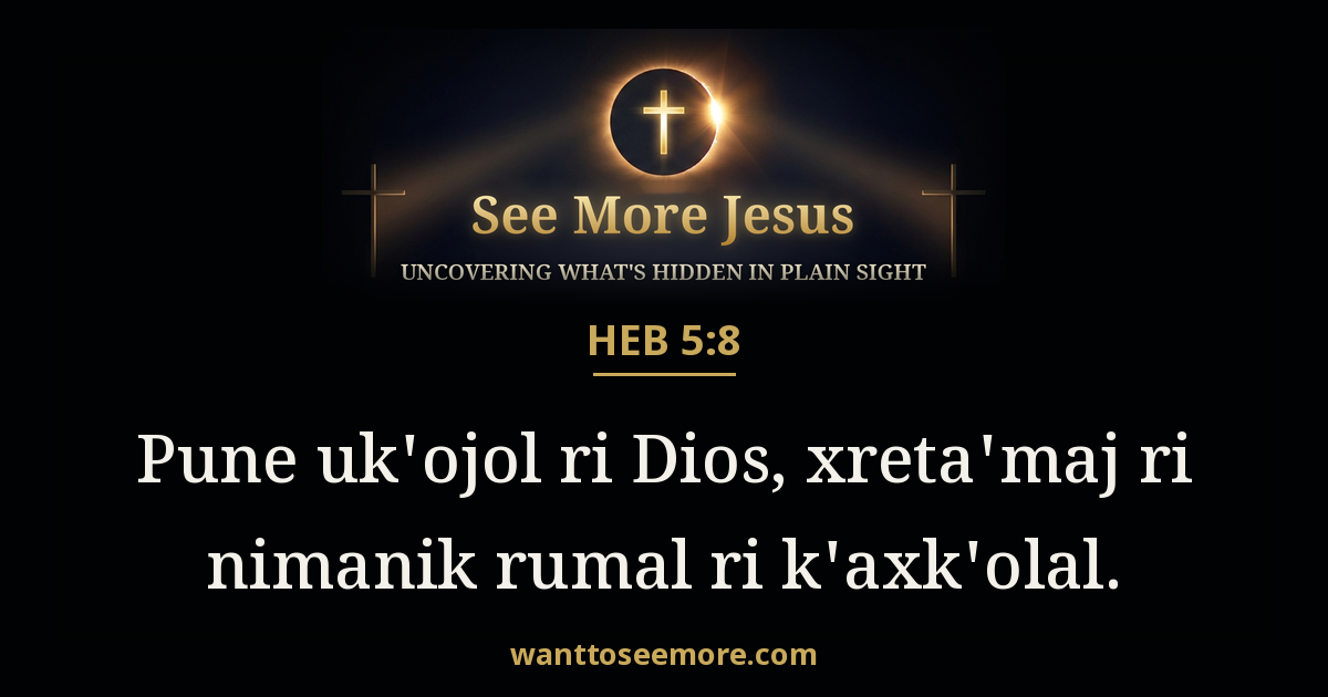 Hebrews 5:8
