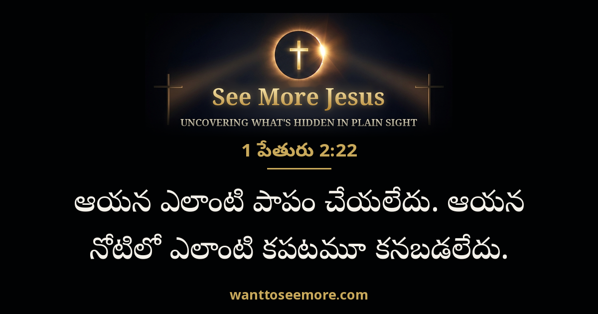 1 Peter 2:22