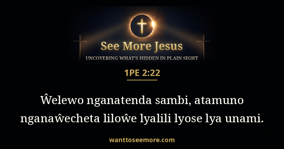 1 Peter 2:22