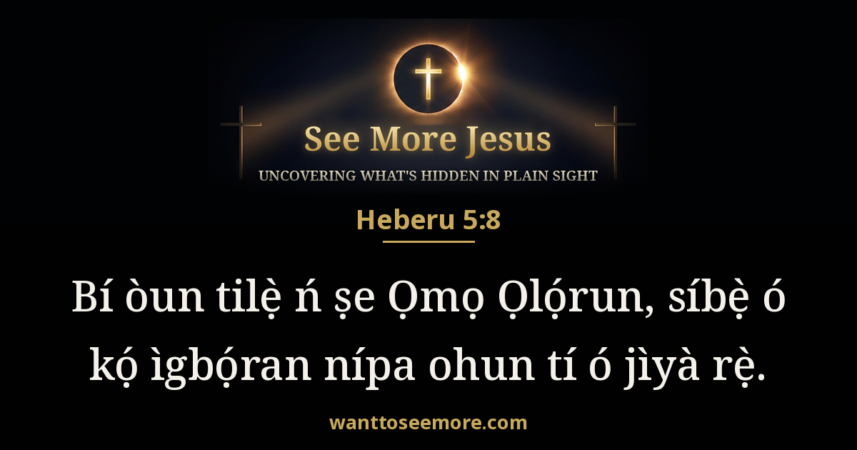 Hebrews 5:8
