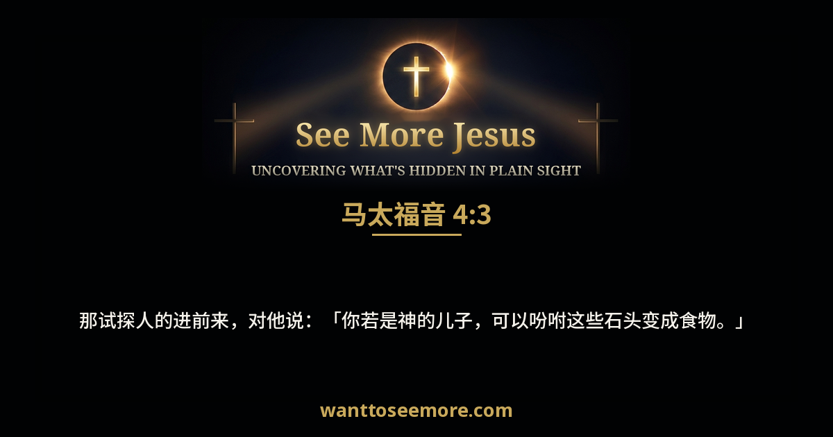 Matthew 4:3