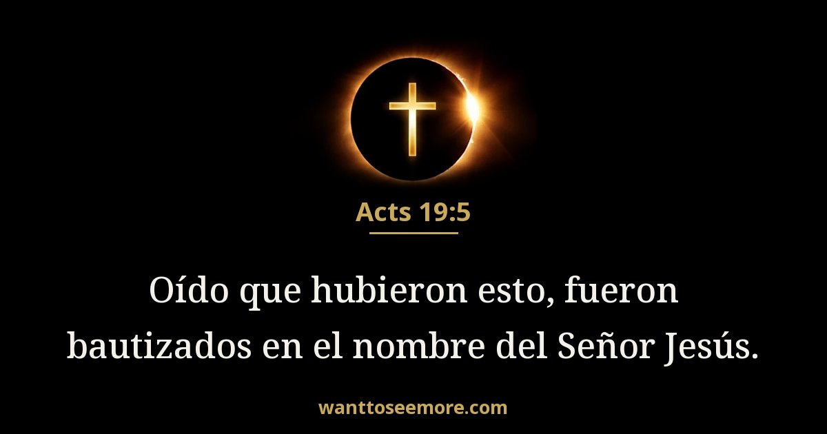 Acts 19:5