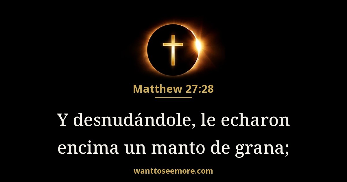 Matthew 27:28