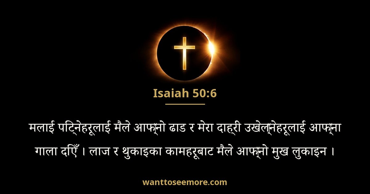 Isaiah 50:6