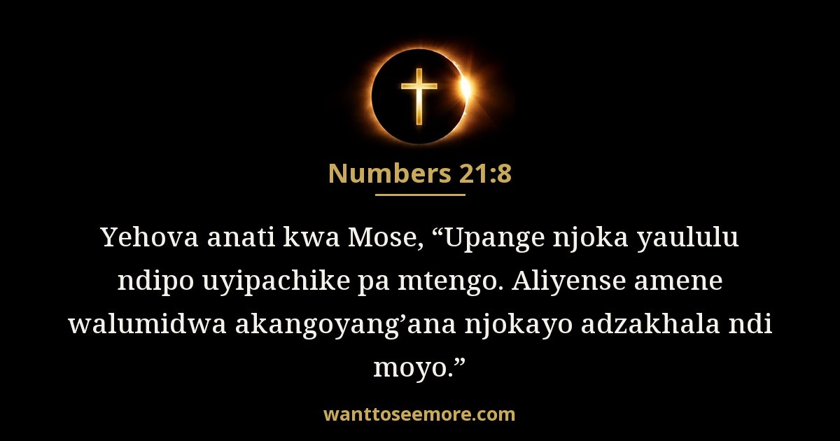 Numbers 21:8