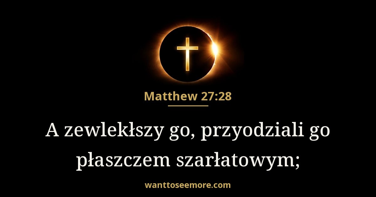 Matthew 27:28