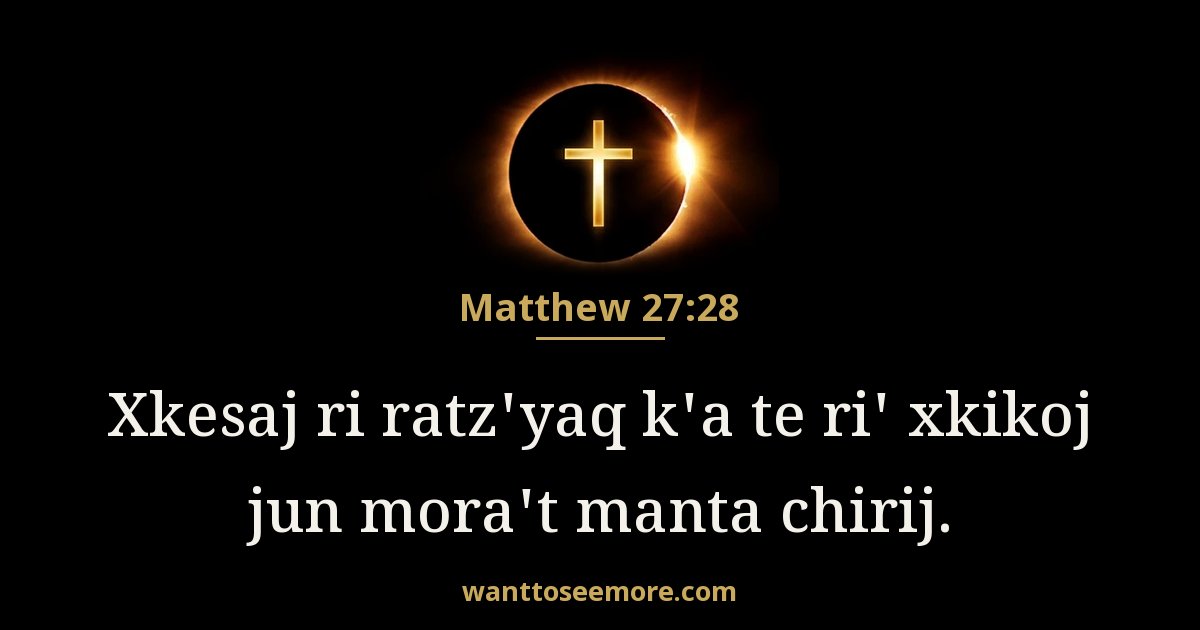 Matthew 27:28
