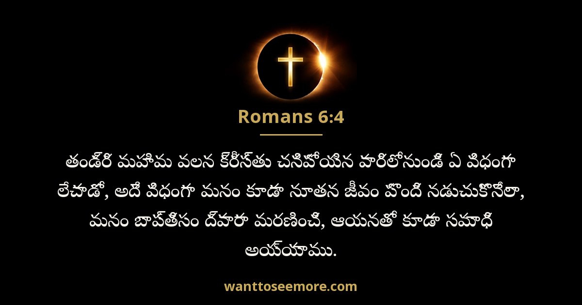 Romans 6:4