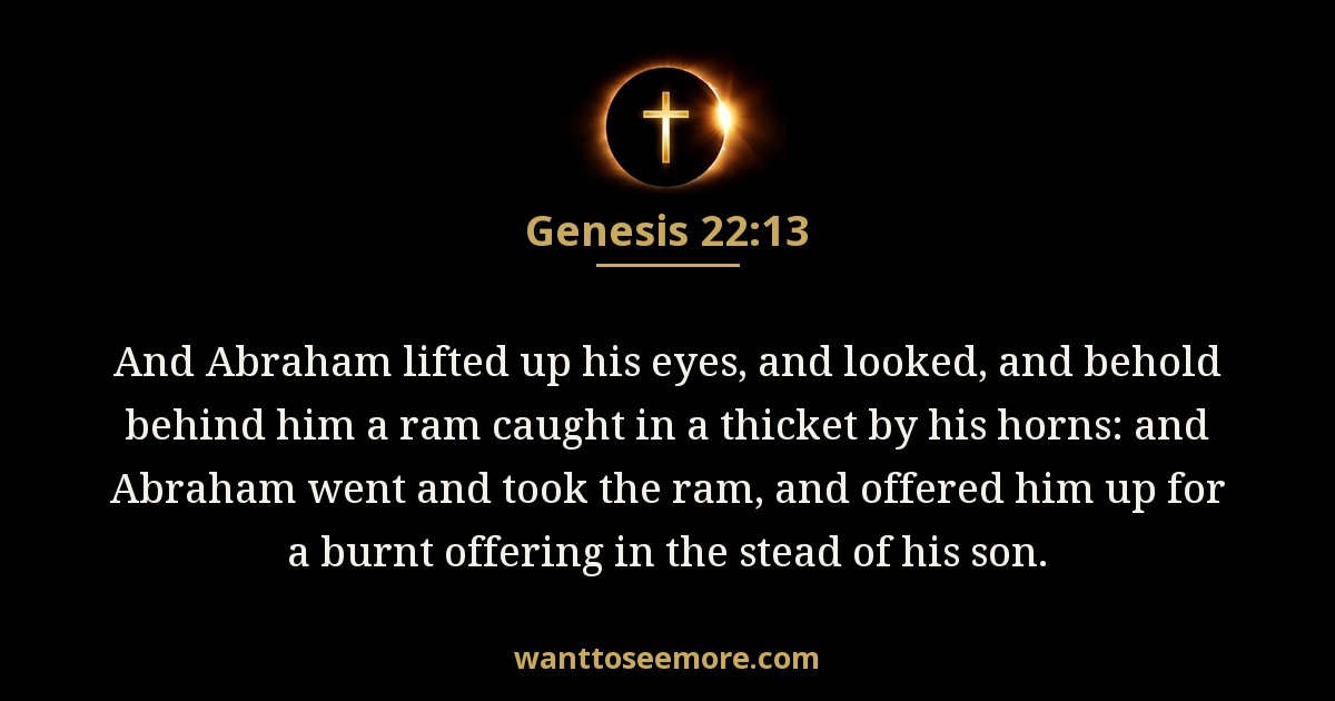 Genesis 22:13