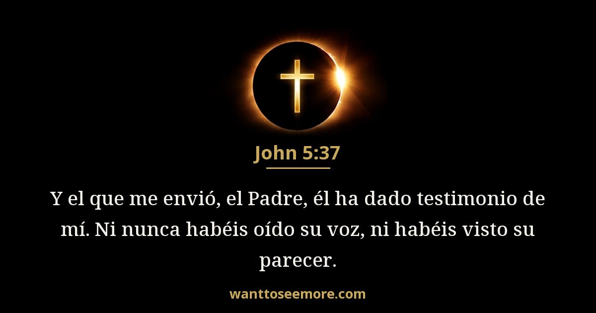 John 5:37