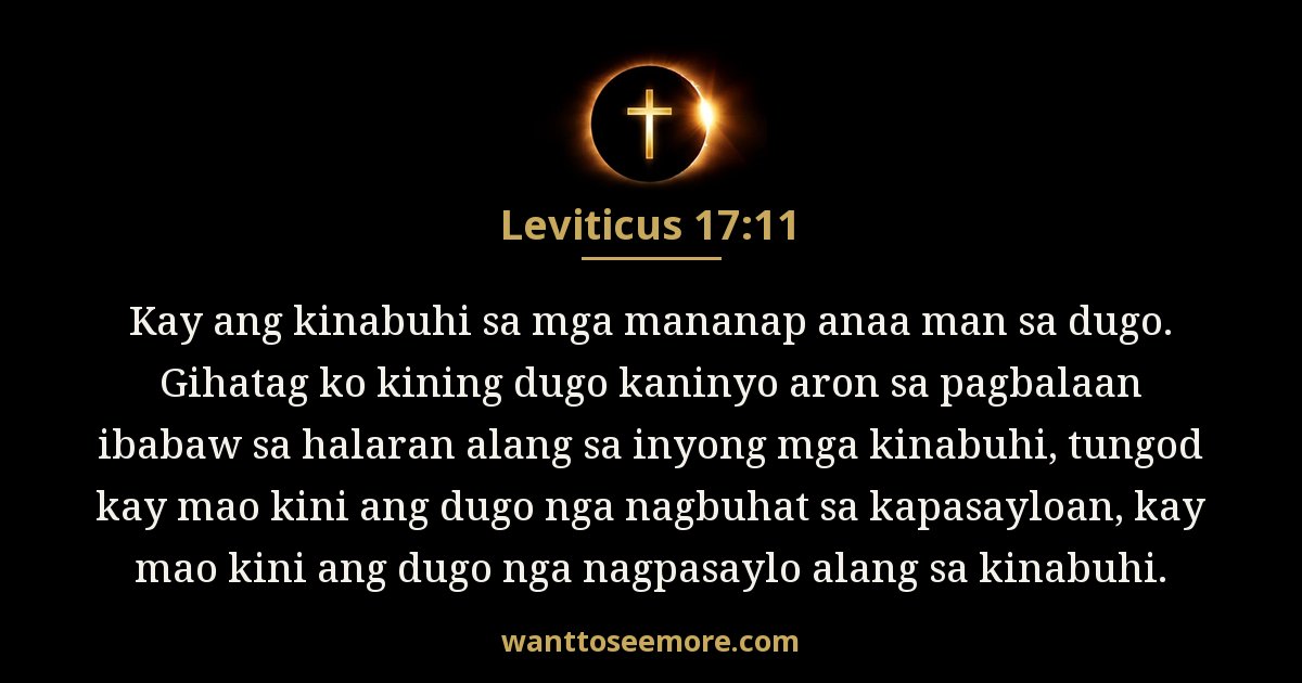 Leviticus 17:11