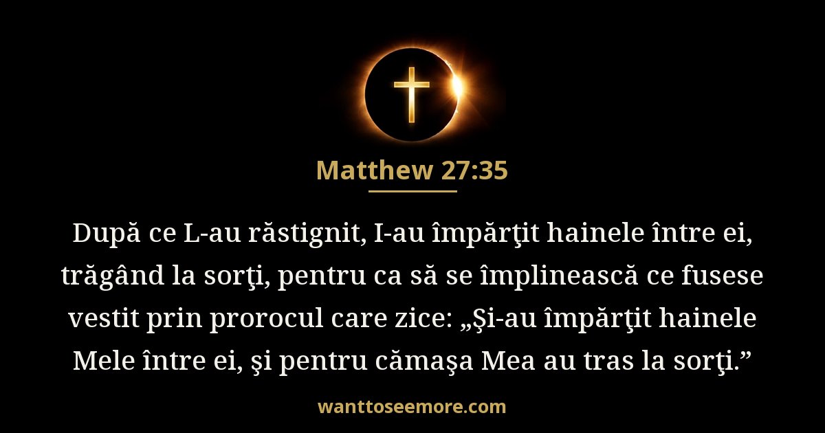 Matthew 27:35