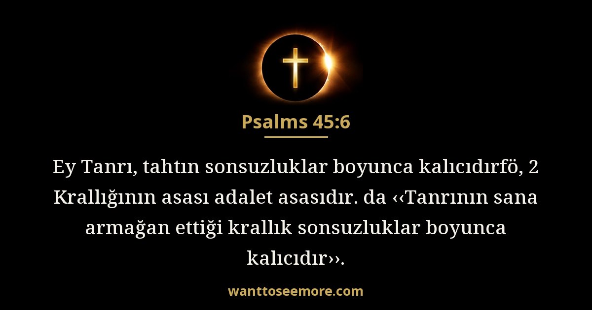 Psalms 45:6