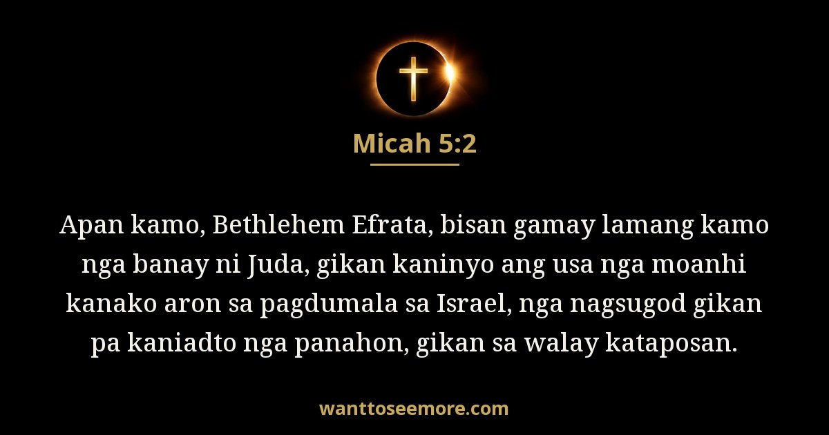 Micah 5:2