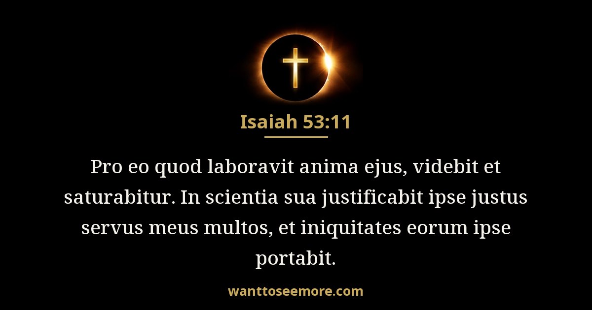 Isaiah 53:11