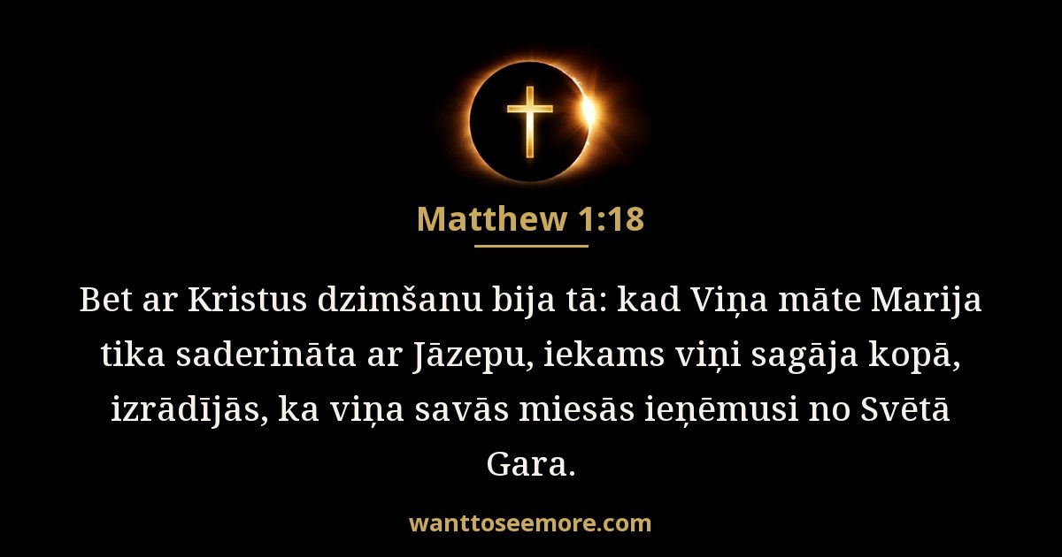 Matthew 1:18