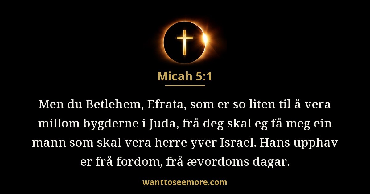 Micah 5:1