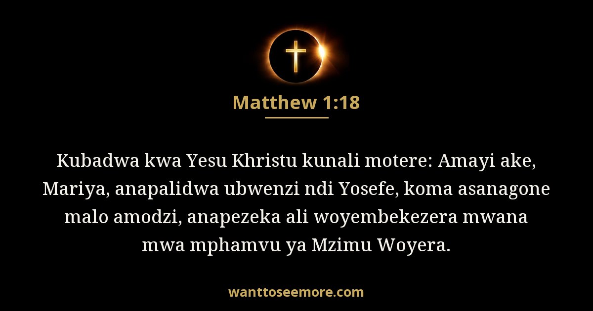 Matthew 1:18