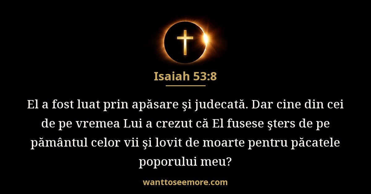Isaiah 53:8