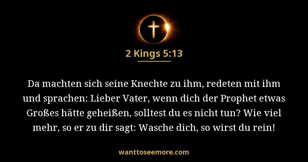 2 Kings 5:13