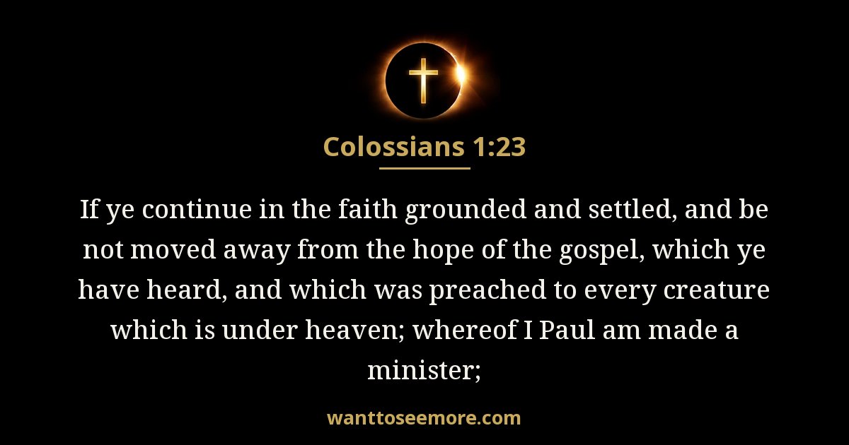 Colossians 1:23