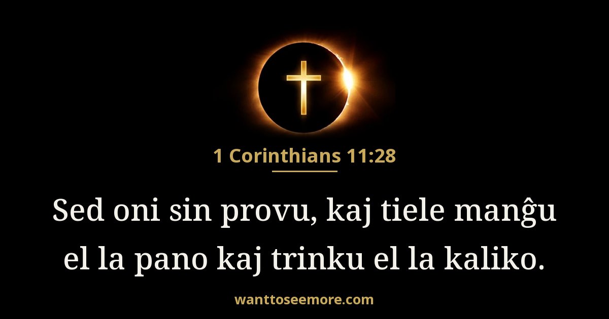 1CO 11:28