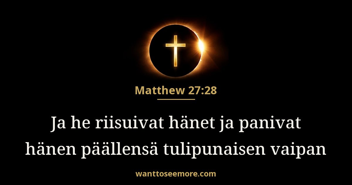 Matthew 27:28