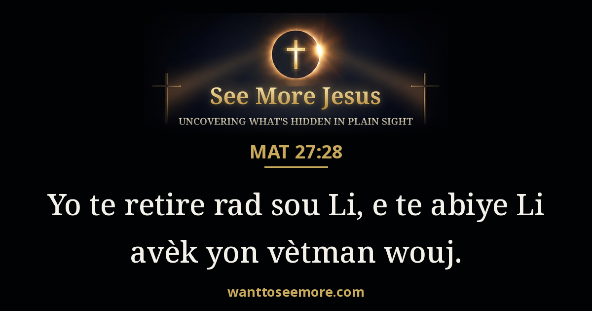 Matthew 27:28