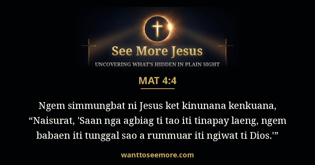 Matthew 4:4