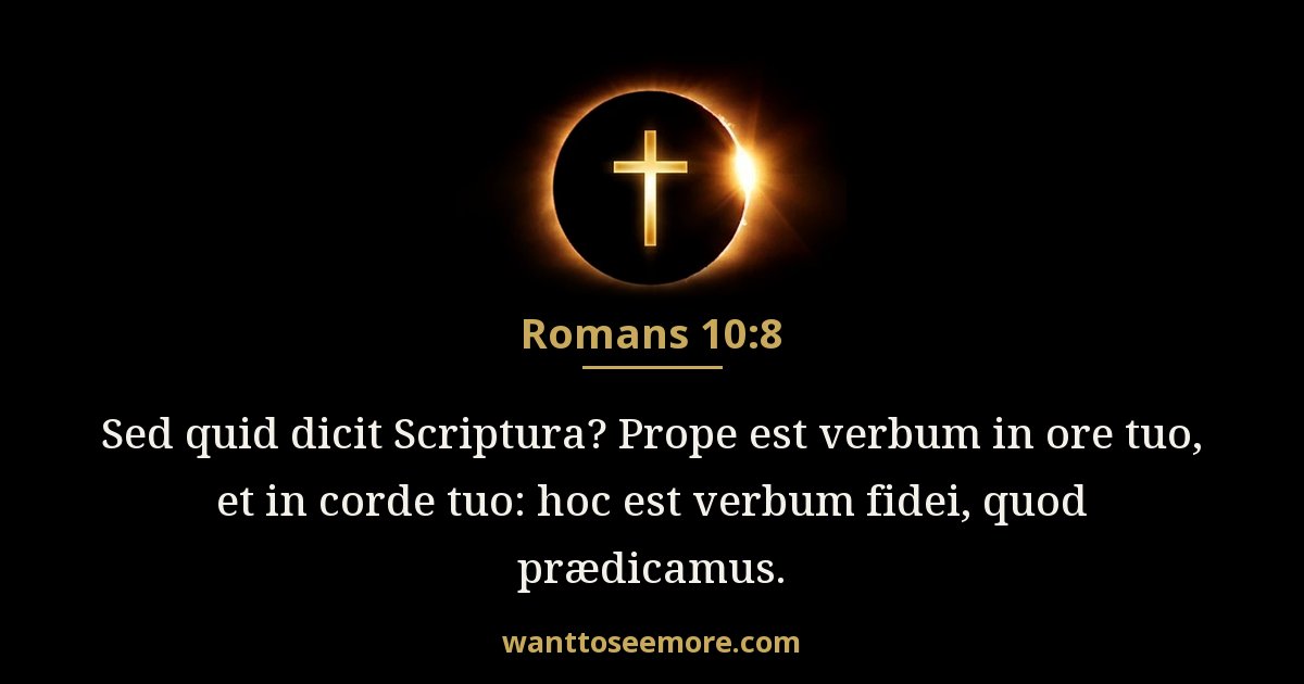 Romans 10:8