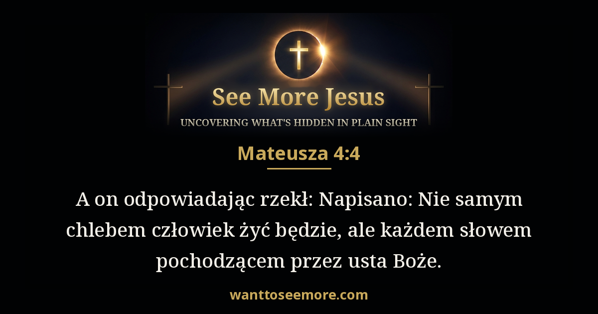 Matthew 4:4