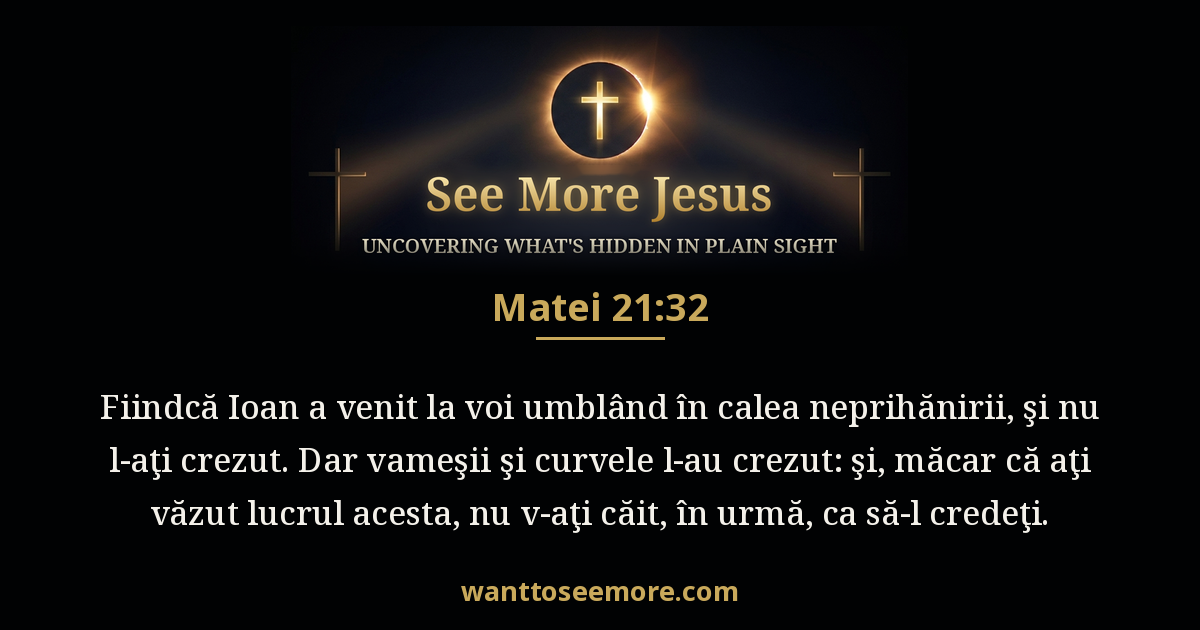 Matthew 21:32
