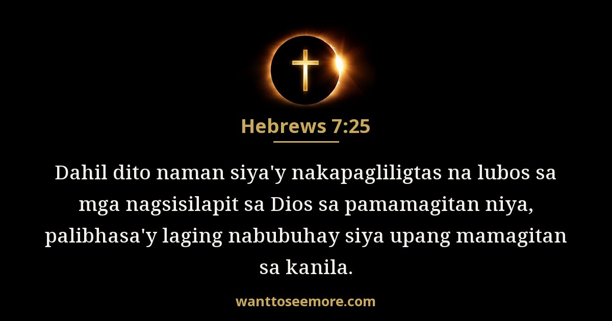 Mga Hebreo 7:25
