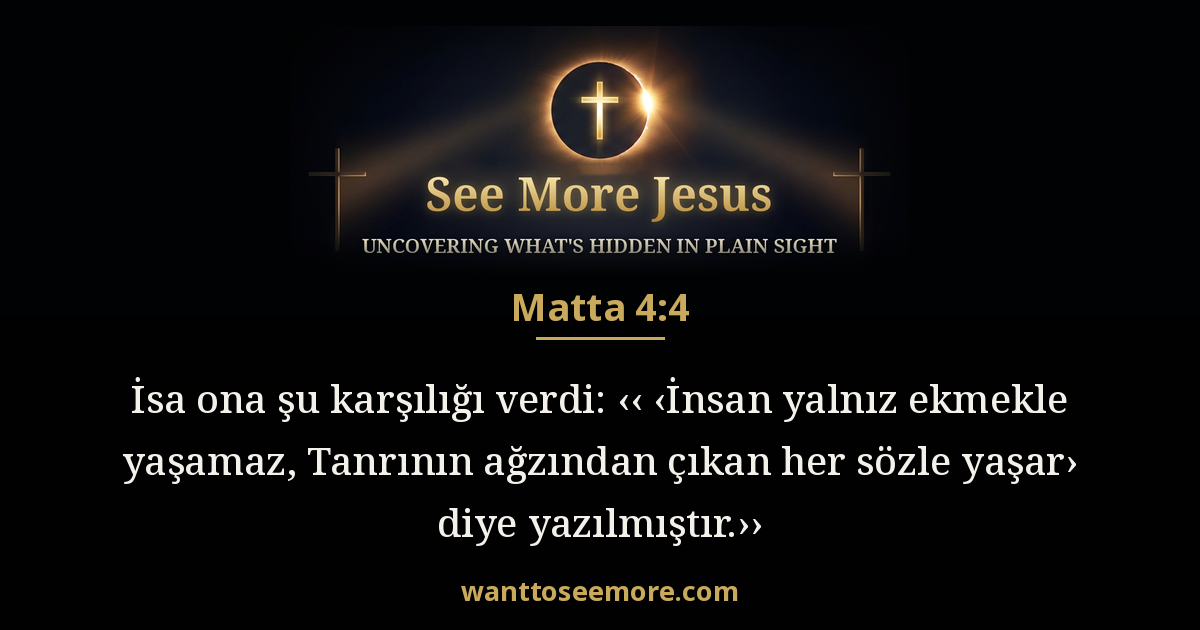 Matthew 4:4