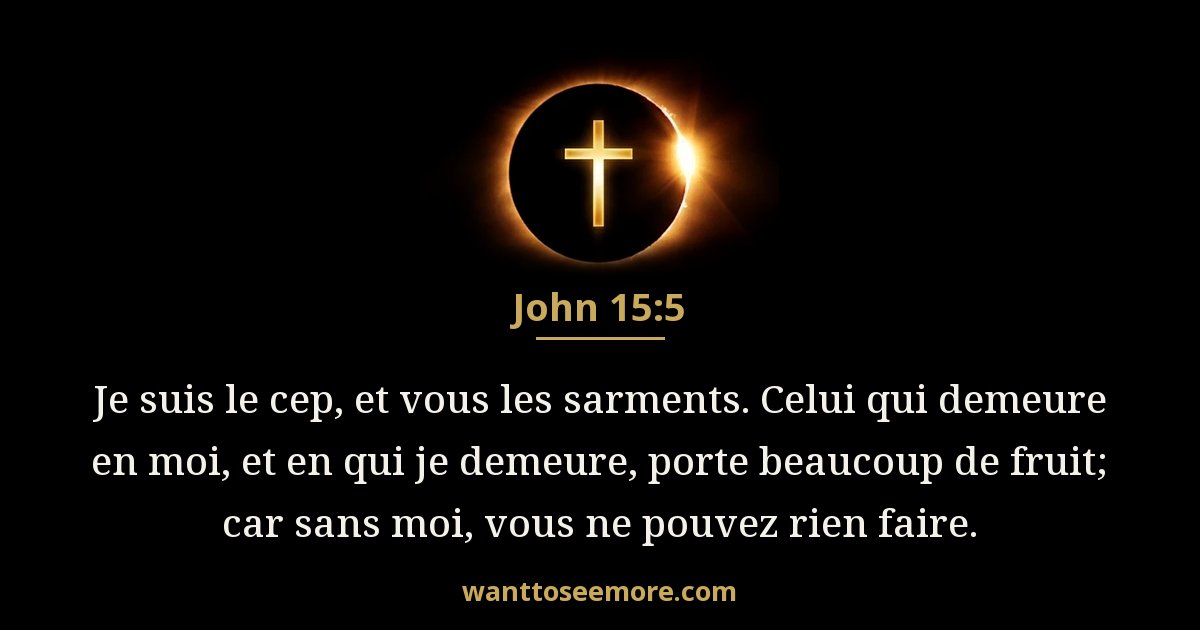 Jean 15:5