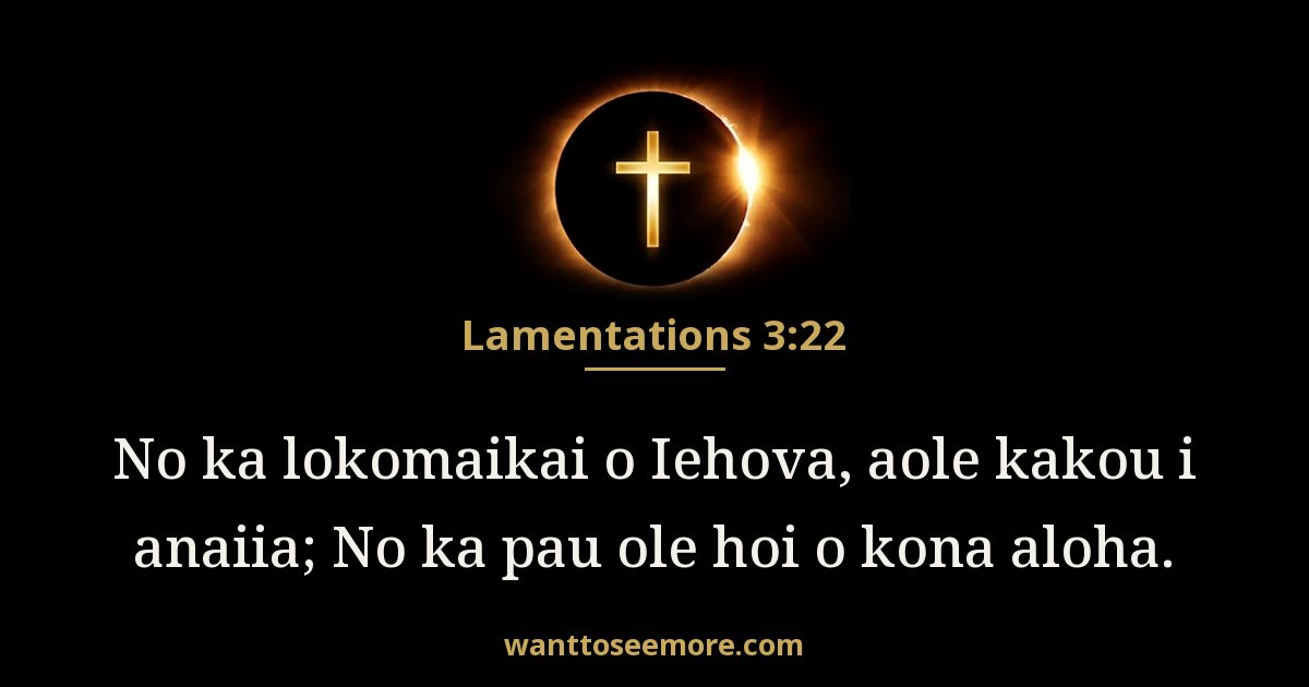 LAM 3:22